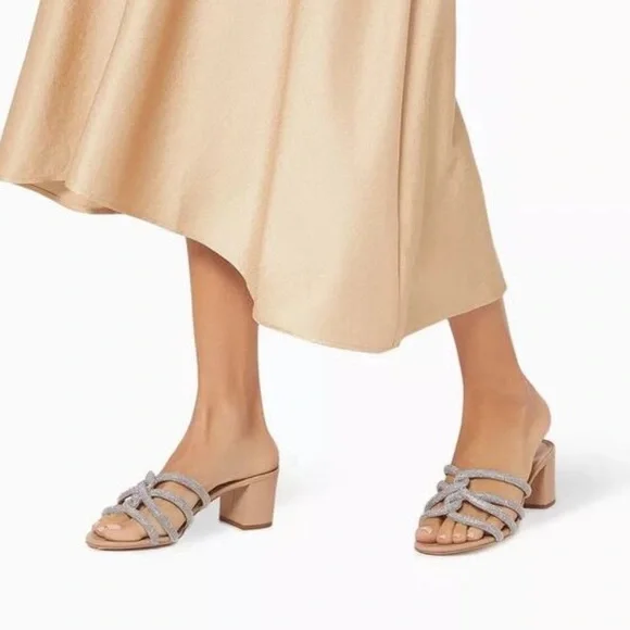 Aquazzura 50mm moondust sandals